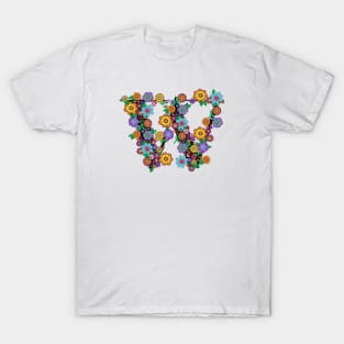 Monogram Letter W T-Shirt